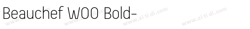 Beauchef W00 Bold字体转换 Beauchef W00 Bold字体转换